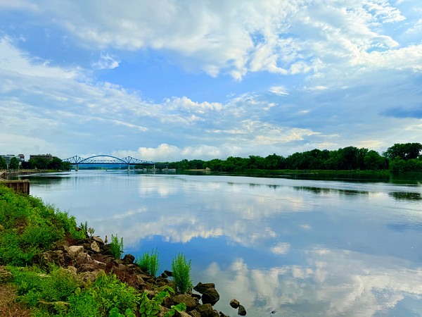 Whispers Between the Sky and Stream Print