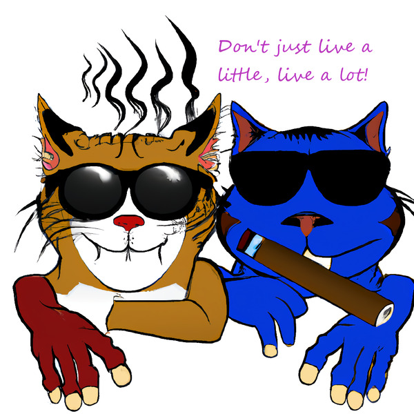 BadCatz High Selfie Print