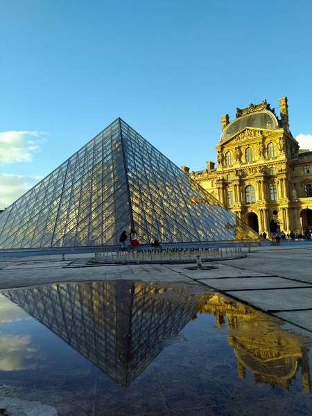 I Louvre Reflections 2 Print