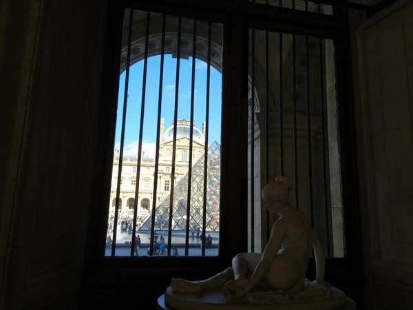 In Louvre with the View Print