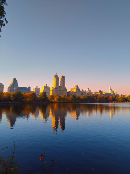 Autumn Skyline Firelight Digital Download