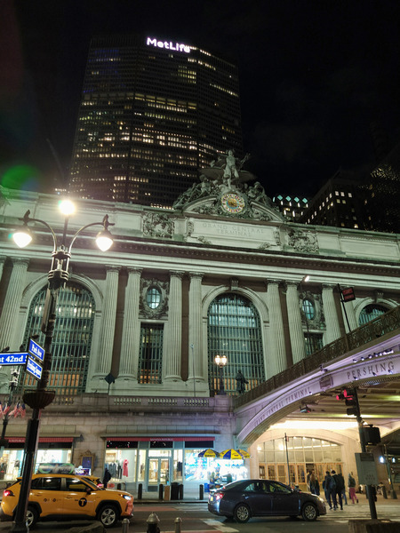 Facade of Grand Central – Street Perspective Print