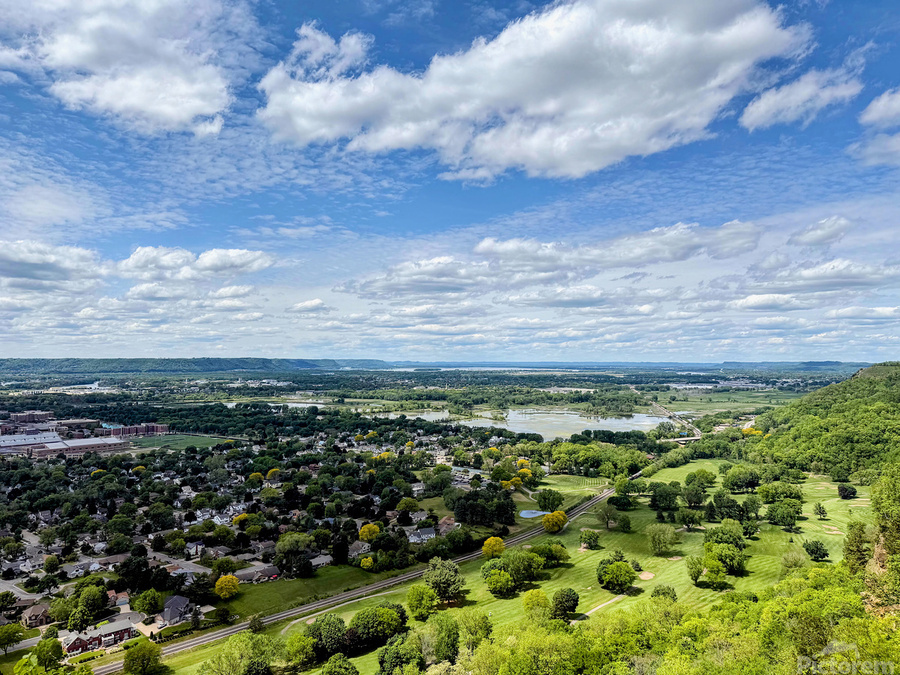 Between Rivers and Rooftops  Print