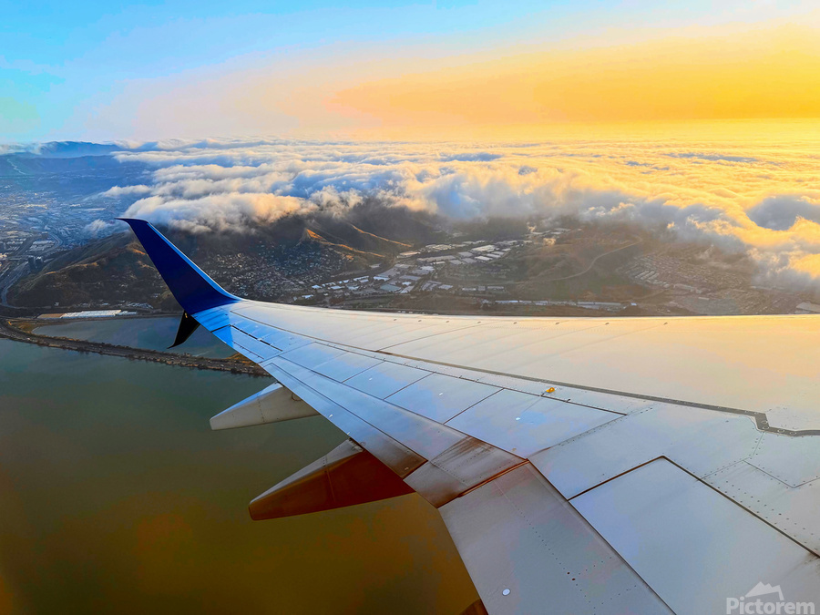 Wings over SF: Golden Fog Unveiled  Print