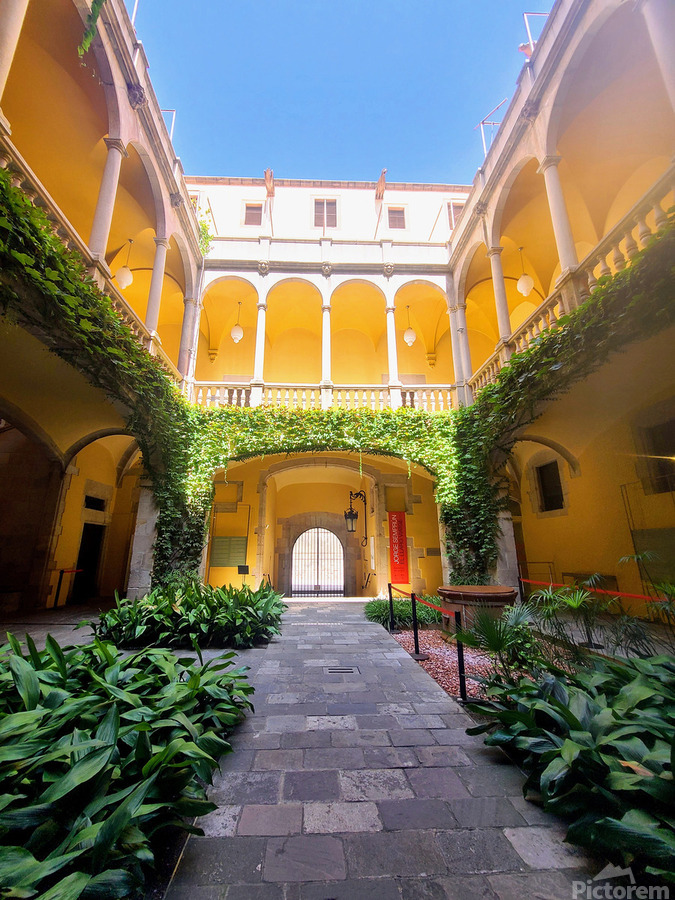 Courtyard of Legacy: Archives of  the Crown of Aragon  Print