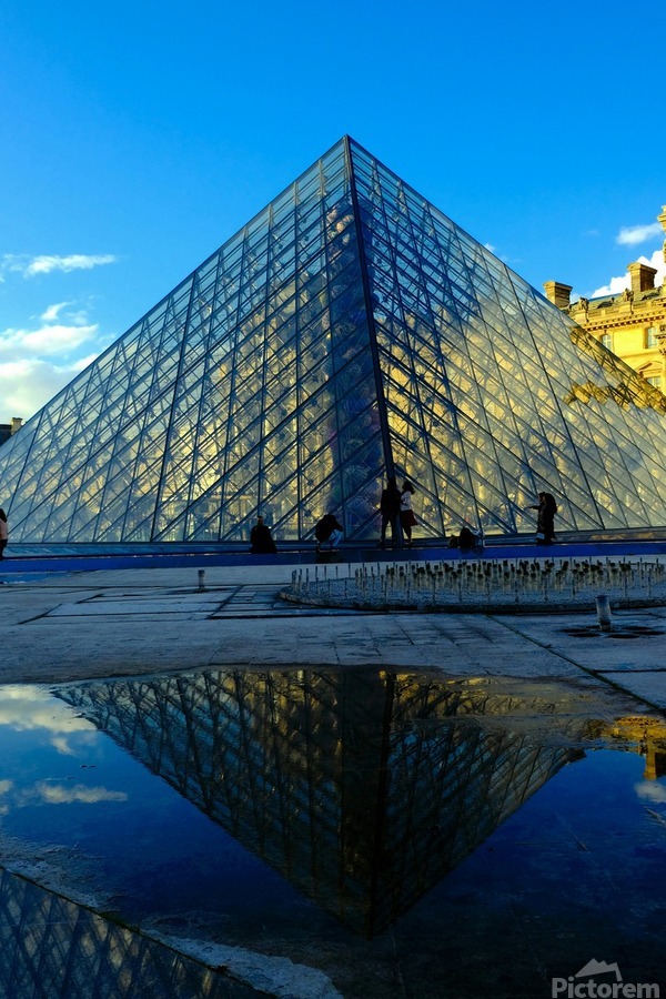I Louvre Reflections 2B  Print