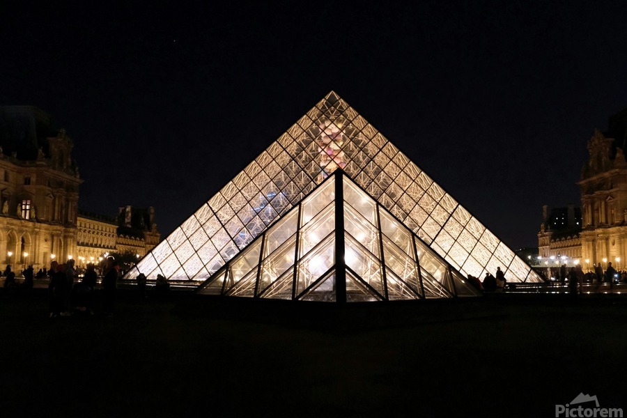 A Louvre Triangle 2  Print