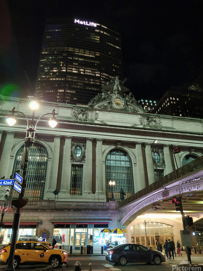 Facade of Grand Central – Street Perspective  Print