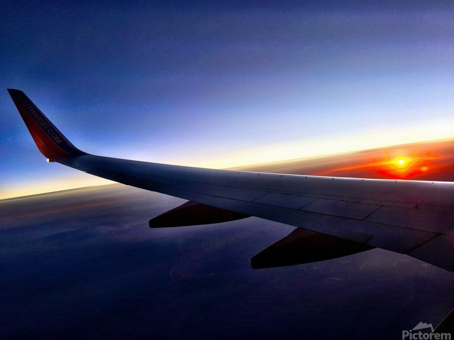 Flying into the Sunset  Print