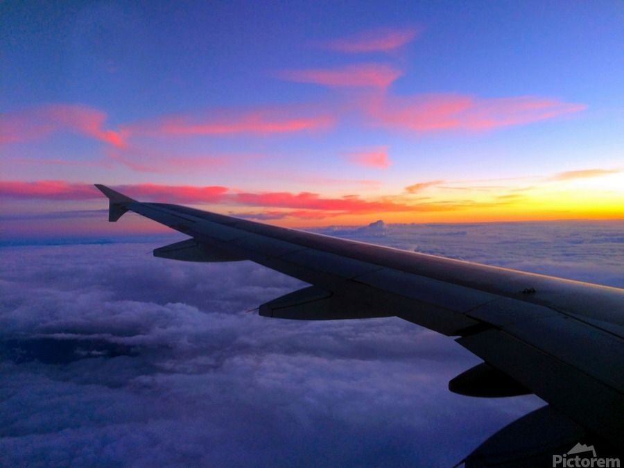 Flying into the Sunset 4  Print