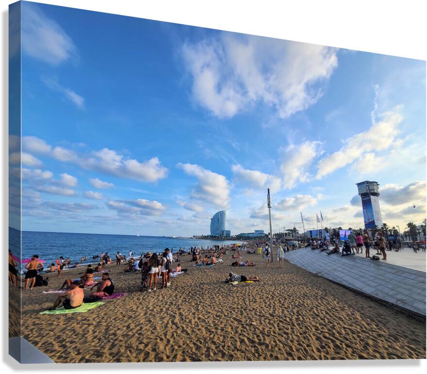 The Soft Chaos of Summer Canvas Print