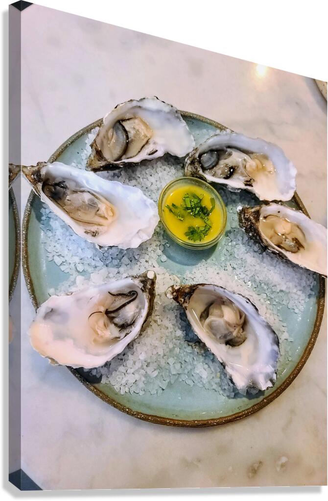 Silent Brine: The Oyster Sonata Canvas Print