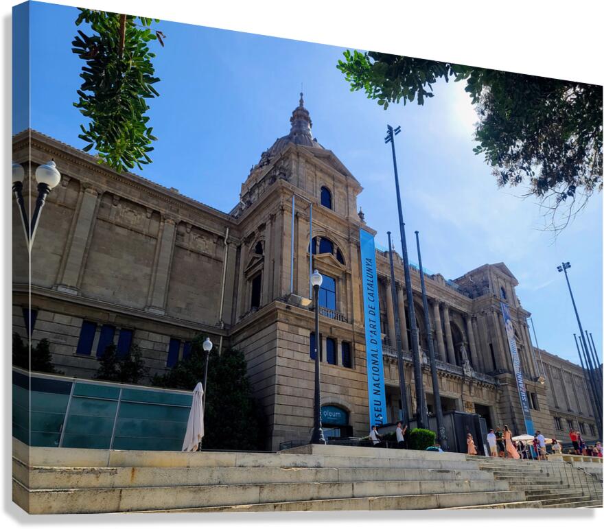 Stairway to Artistry – Barcelona’s Crown Jewel Canvas Print