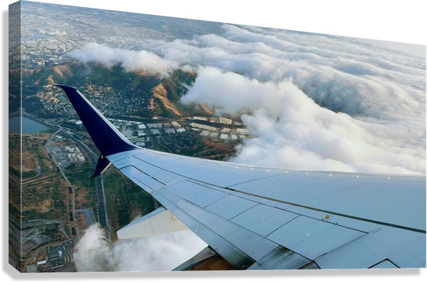 Cruise Altitude: Bay Area Geometry Canvas Print