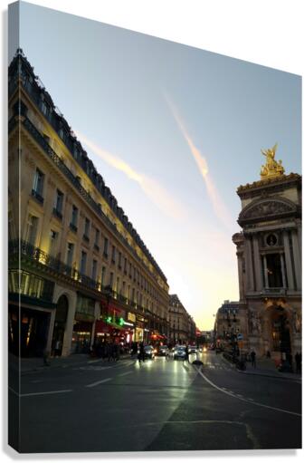Streets of Paris -- The Palais Garnier Canvas Print