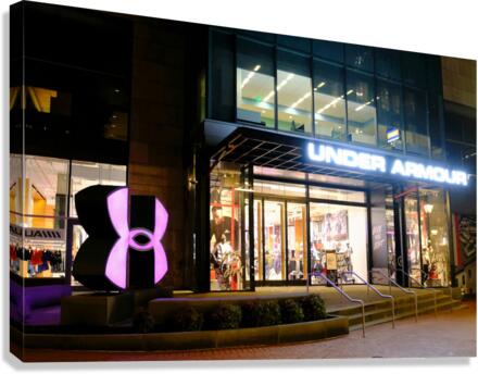 Under Armour Headquarters Storefront Canvas Print