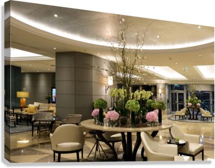 Hotel Lobby Canvas Print