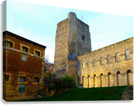 Oxford Prison Tower 2B Canvas Print