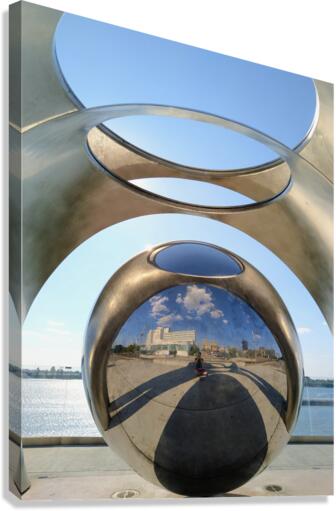 The Eye of the Skyline Canvas Print