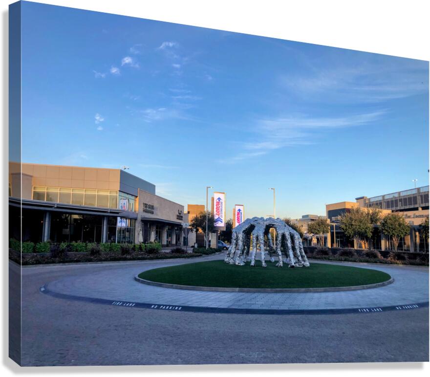 Dallas Cowboys Ford Center Huddle Canvas Print