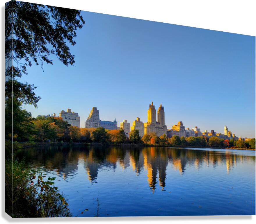 Urban Calm: Central Park View Canvas Print
