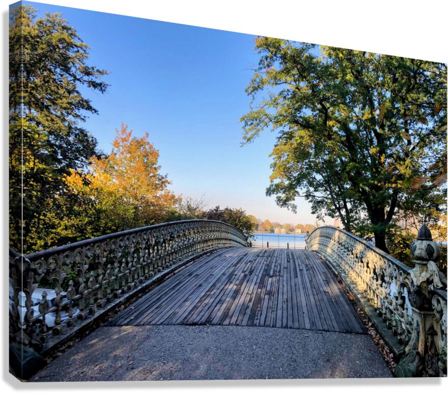 Bridge to Central Park Reservoir  Canvas Print