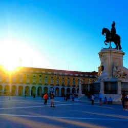 Charging into the Sunset at Riverfront Square