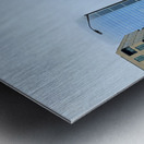 Fogbound Skyline Stroll Metal print