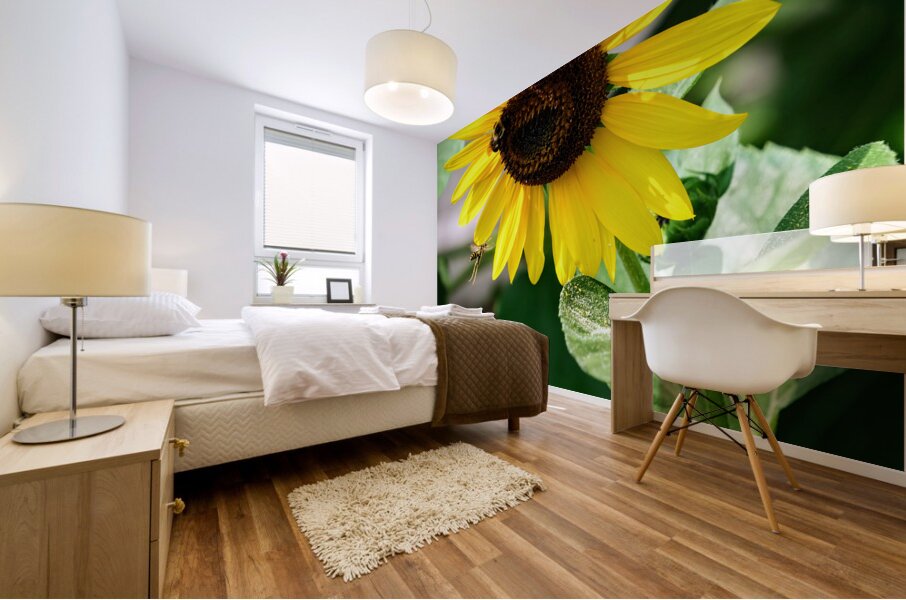 Dance of the Sunflower Spirits Mural print