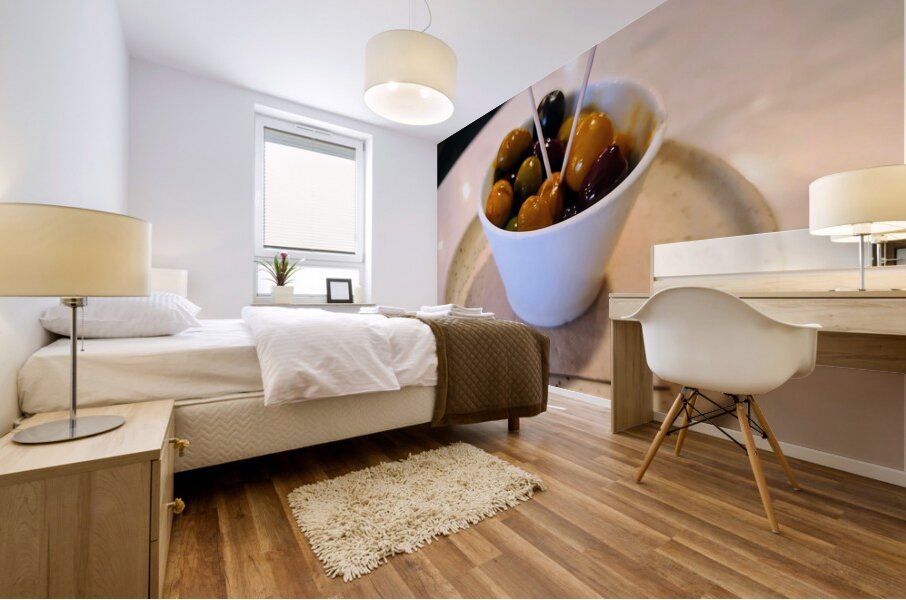 A Study of Texture Time and the Beauty of Waiting Mural print