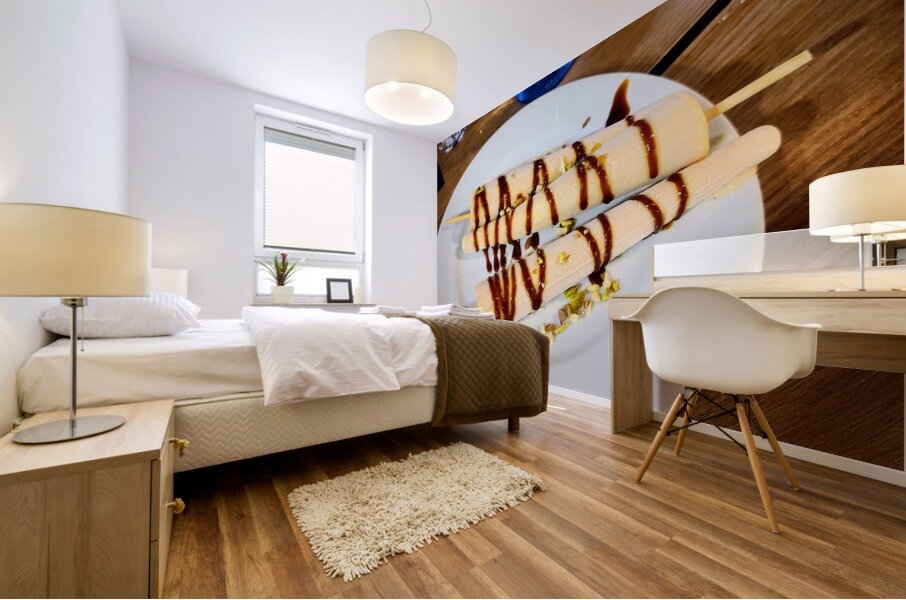 Taste Lines: A Symphony of Sweetness Mural print