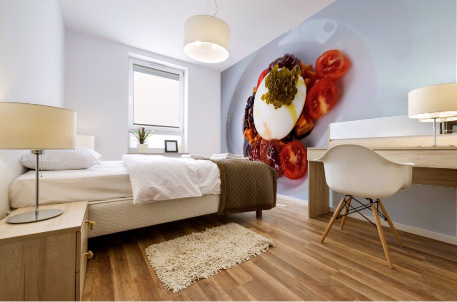 Caviar & Cream: A Culinary Canvas Mural print