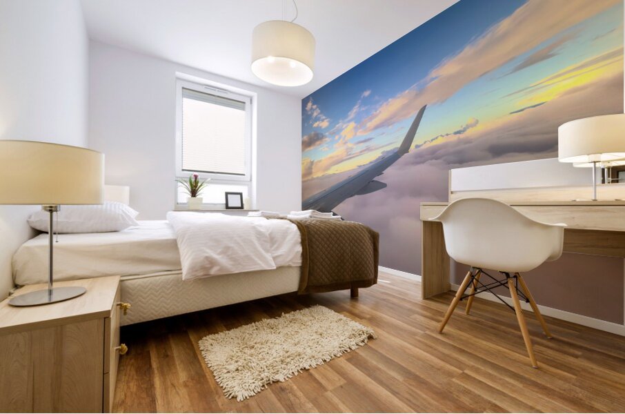 Cloud Ballet at Sunrise Mural print