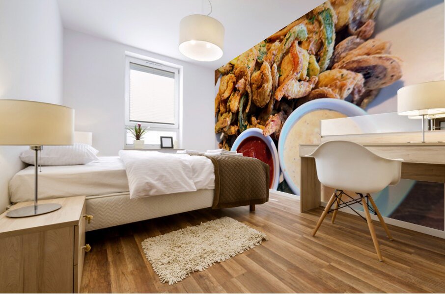 Crisp. Dip. Repeat Mural print