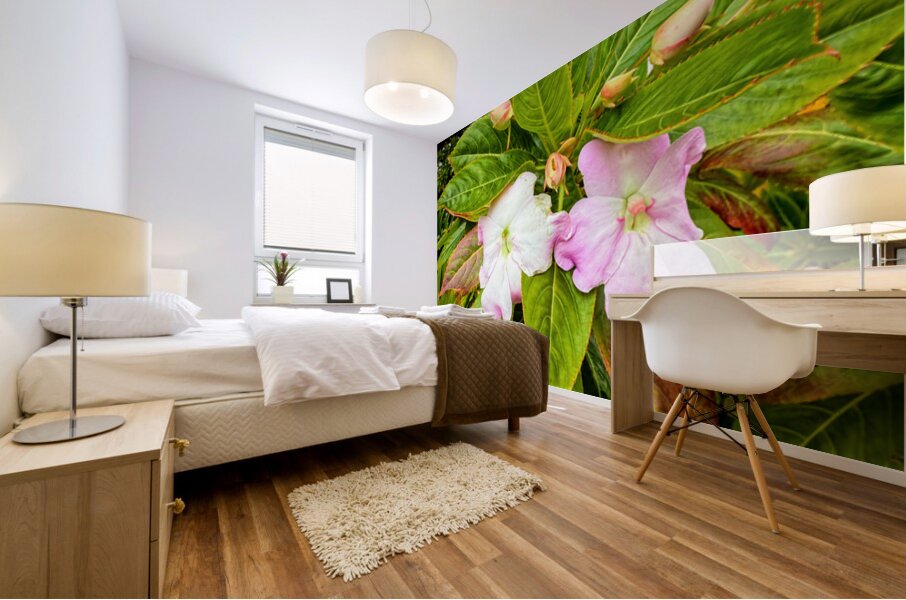 Floravox: The Soft-Spoken Twins Mural print