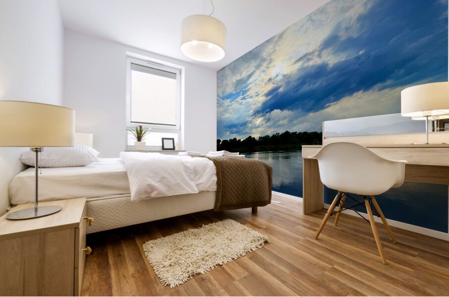 Where the Clouds Remember Their Dreams Mural print