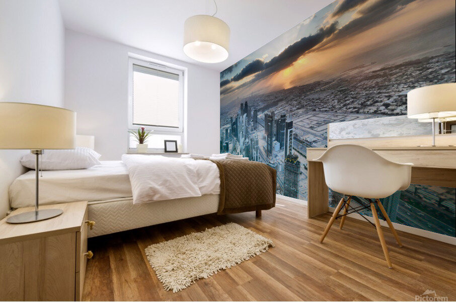 Rays of Heaven on Dubai Mural print