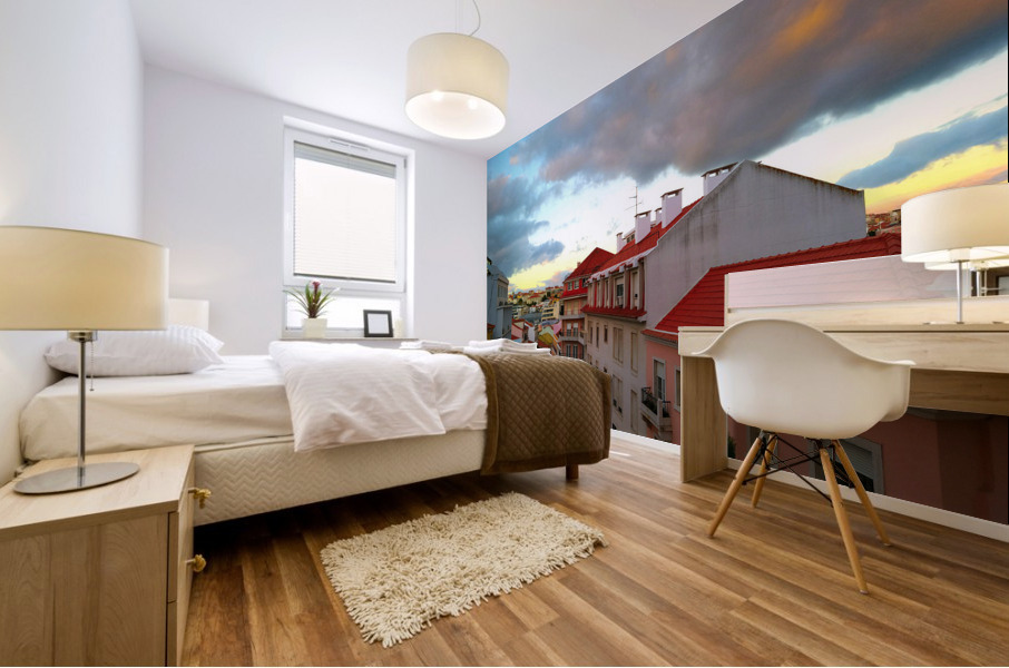 Lisbon Impressionism Mural print