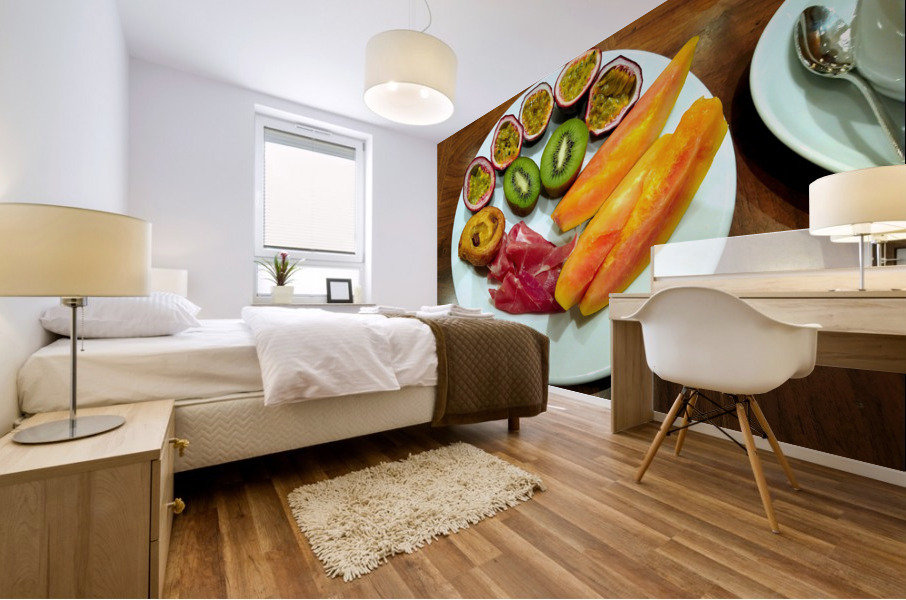 Passioned Fruits Meat Pastry Mural print