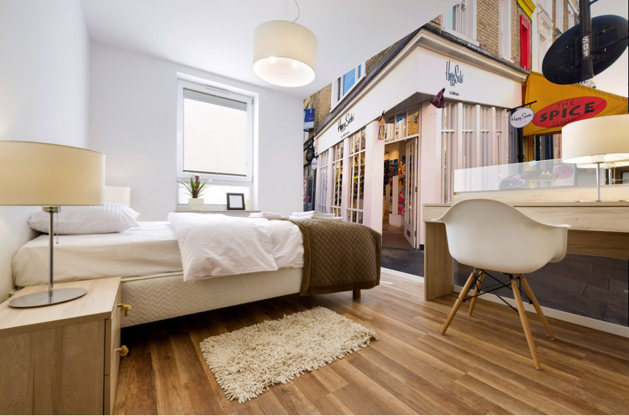 A Place for Happy Feet  Mural print