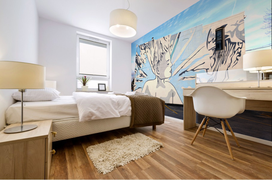 Wall of Beauty Mural Mural print