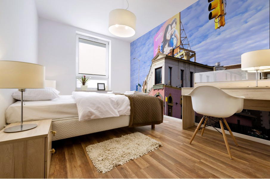 Flatiron Corner Glow Mural print