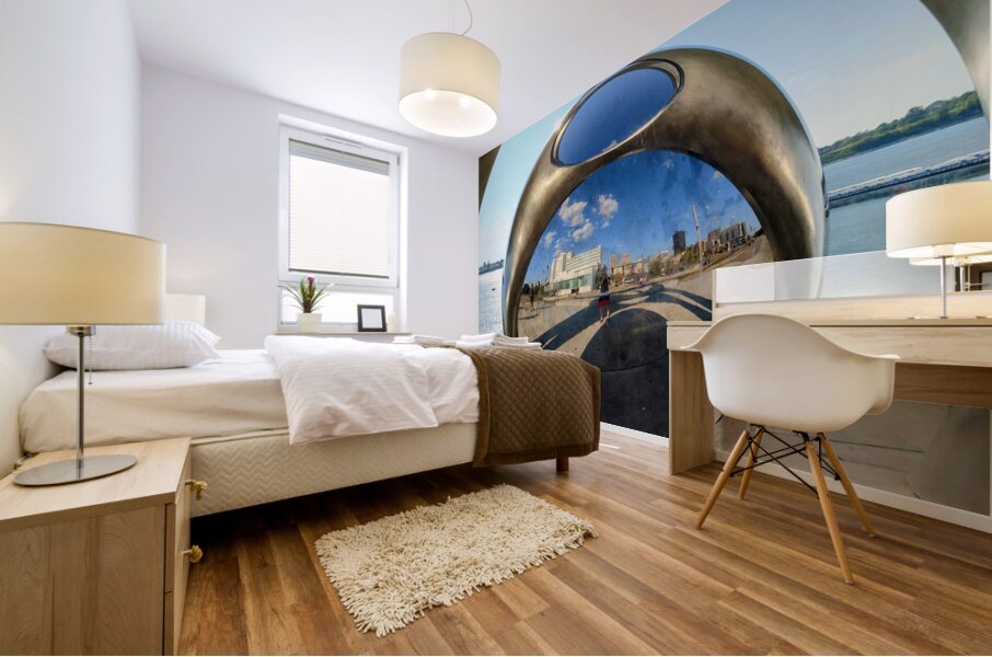 City Sphere Mural print