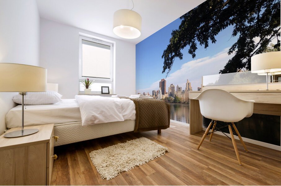 Nature’s Window to the City Mural print