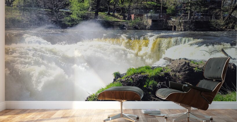 Where the Earth Breathes in Light and Water Wall Murals