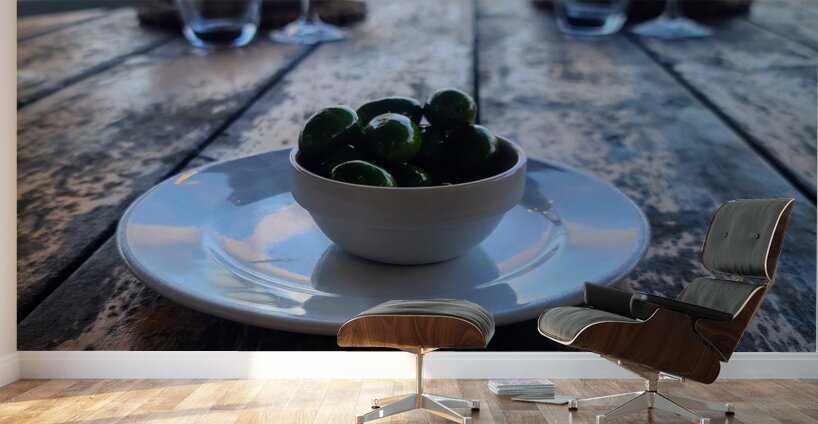 Olive Beach Dining:The Taste of Silence Wall Murals