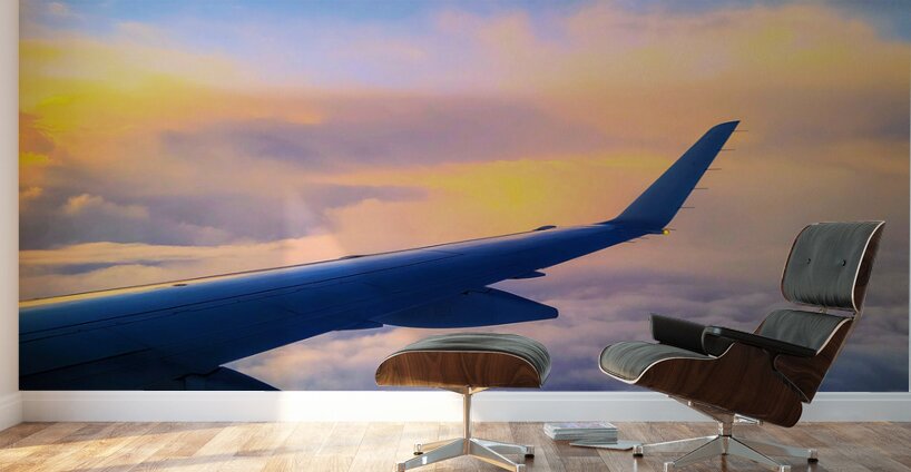 Above the Clouds: Flying into the Sunrise Wall Murals