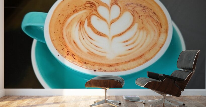 Latte Bloom April 2025 Art in a Cup Wall Murals