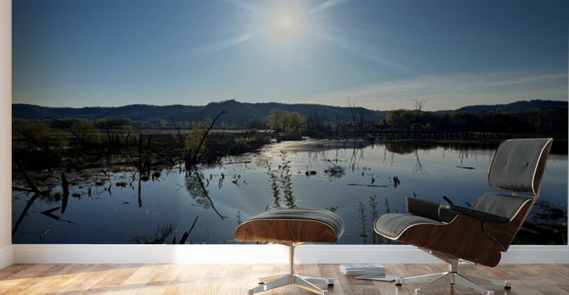 Reflections of La Crosse 2B- Reflecting the brilliance of a new day Wall Murals