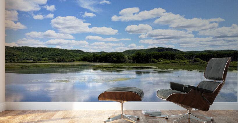 Whispers on the Water: A Mirror of the Skies Wall Murals